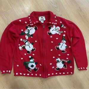 Vintage Tiara International Christmas Sweater Size M